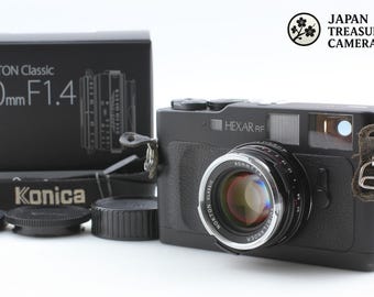 Neuwertige* Hexar Rf Konica Messsucher Film Kamera Nokton 40 mm f1,4 Objektiv aus Japan