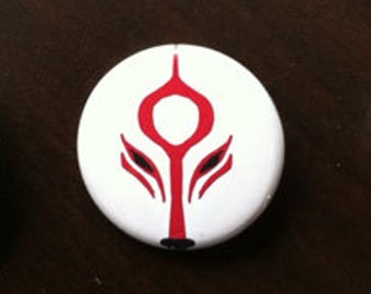 Okami 1-1/2" button pin set of three - Amaterasu Chibi Issun - Brandy Woods
