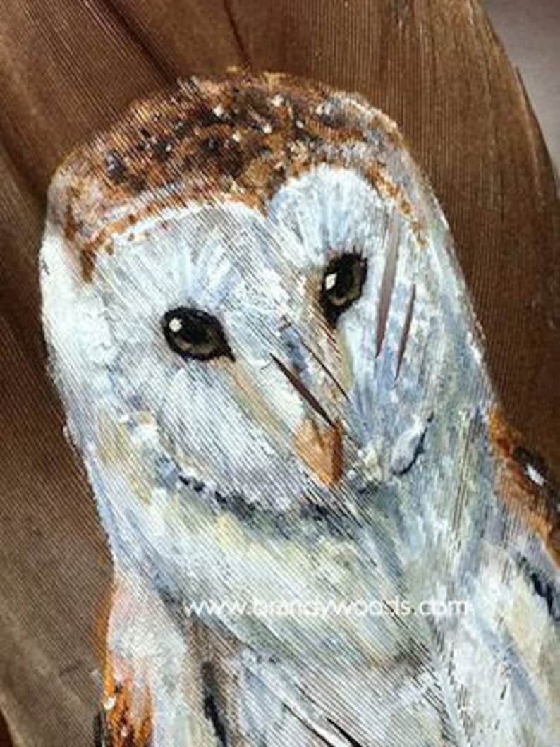 BARN OWL Medicine Smudge Feather Shamanism Native American Etsy