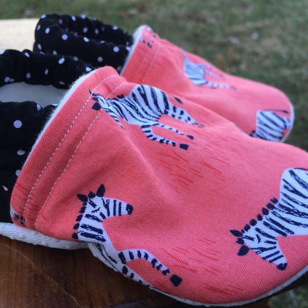 Modern Zebra Style with Breathable Mesh Baby Sneakers