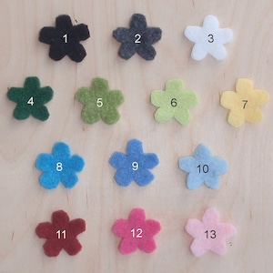 Flower Embellishment for Baby Shoes - Add-on Item - You Pick Color