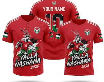 Conjunto de camiseta de fútbol Jordan 2026, camiseta de béisbol con botones, polo y jersey para aficionados.