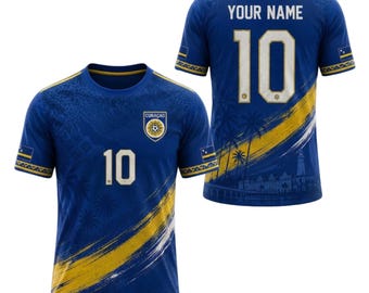 Curacao Soccer Jersey, Custom Name Number Curacao Football Fan Shirt