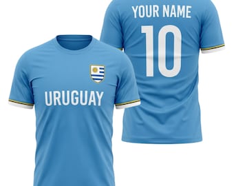 Custom Uruguay Soccer Jersey 2026 – Personalized Name & Number Shirt for Fans