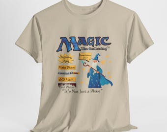 Koszulka MTG „To nie tylko faza” Koszulka unisex z grubej bawełny, koszulka Wizard, odzież fantasy, odzież codzienna, prezent urodzinowy, Magic The Gathering