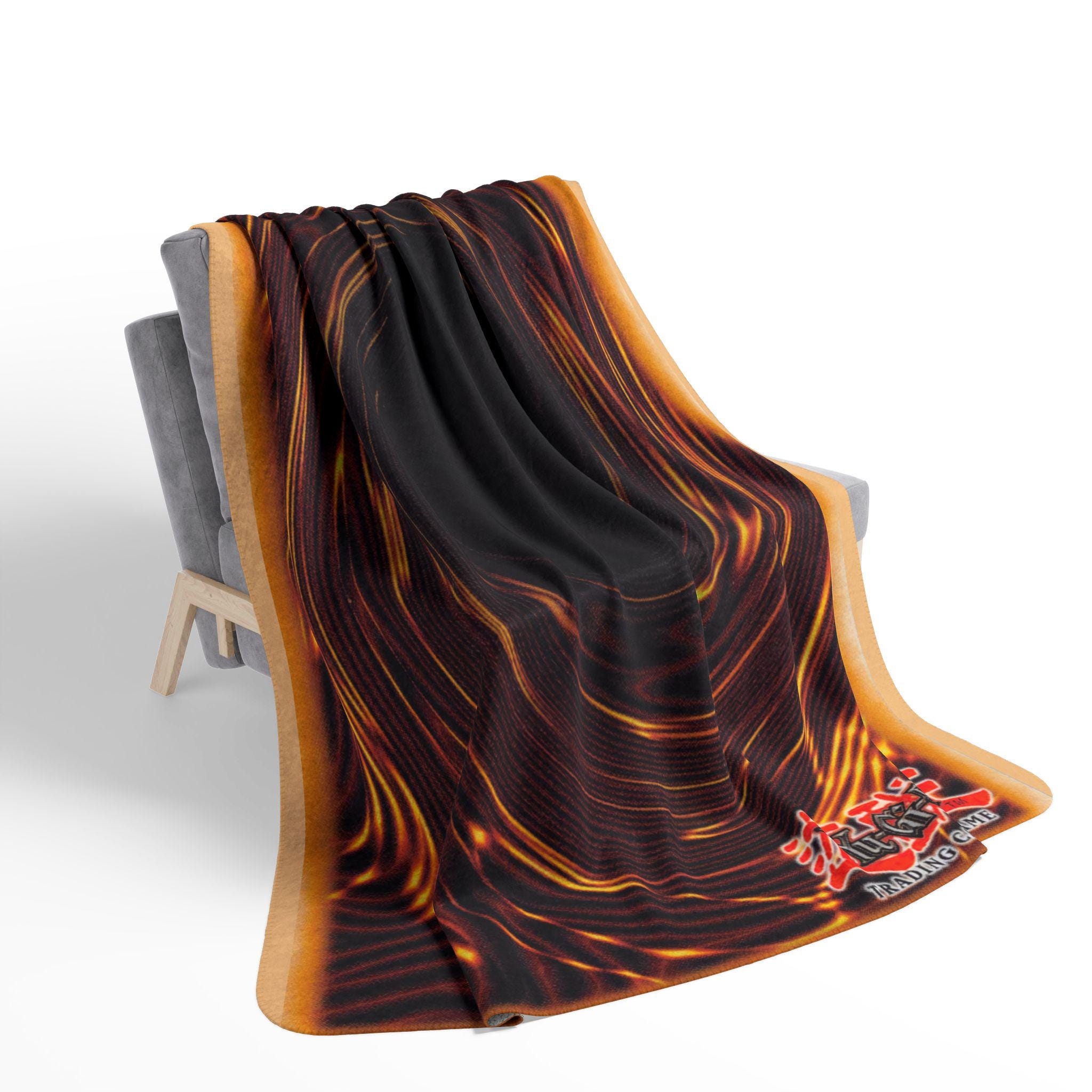Cozy Yu-gi-oh Card Back Swirl Fleece Sherpa Blanket | Trading Card Game  Design - Etsy