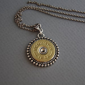 Choice Remington 12 Gauge Shotgun Necklace-12 Gauge Shotgun Bullet Jewelry-Remington 12 Gauge Shotgun-Shotgun Accessories-Shotgun Jewelry