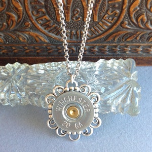 Choice 20 Gauge Shotgun-Winchester 20 Gauge Necklace-20 Ga Shotgun Jewelry-20 Gauge Shotgun Accessory-20 Gauge Necklace-Shotgun Accessories