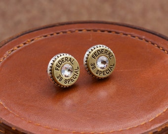 Choice 38 Special Bullet Post Earrings-Winchester 38 Spl Earrings-Federal 38 Earrings-Hornady 38 Spl Earrings-RP 38 Spl Earrings-Blazer 38