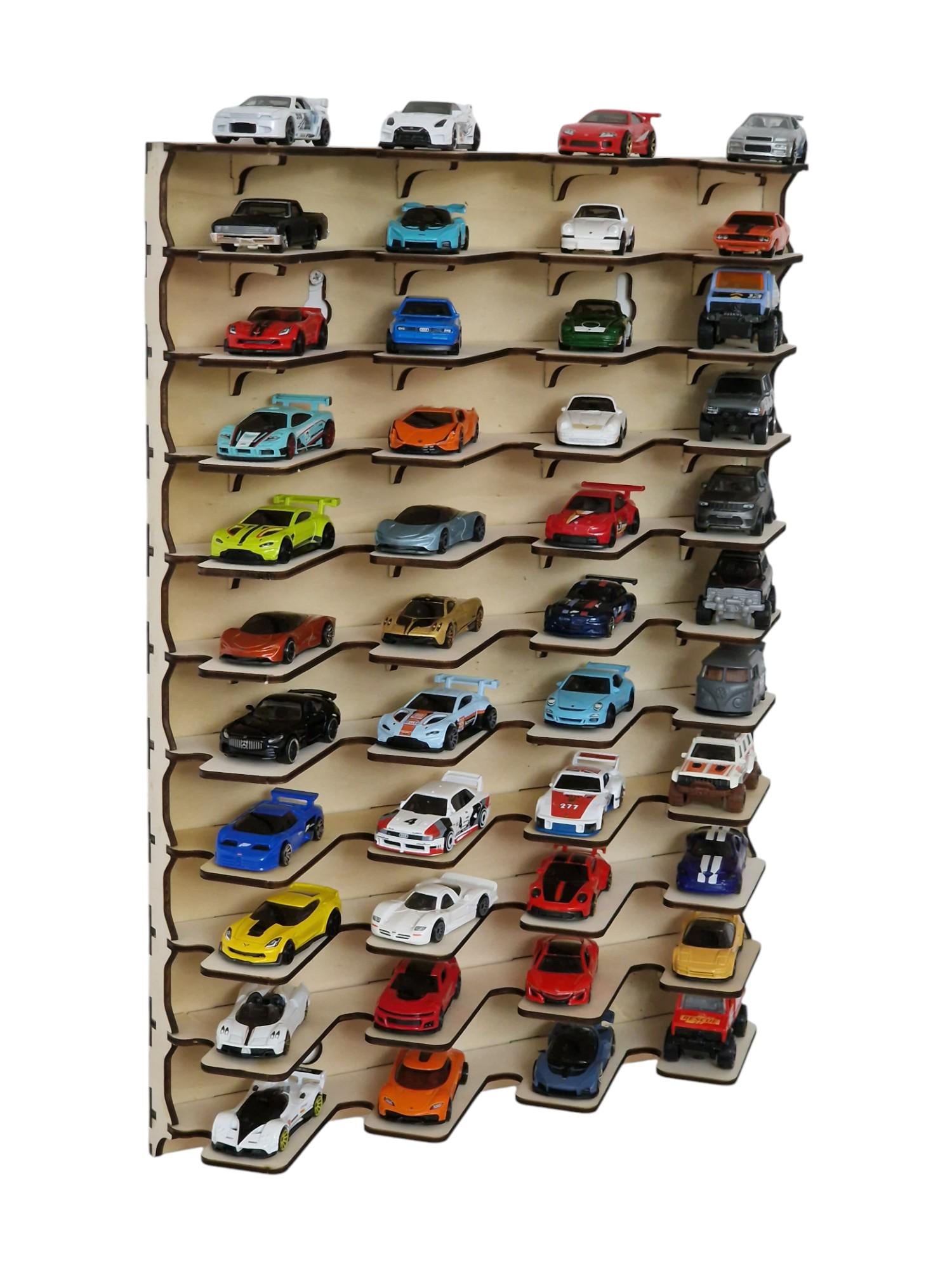 Rangement de jouets pour voiture pour Hot Wheels à l'échelle 1/64, organiseur d'allumettes