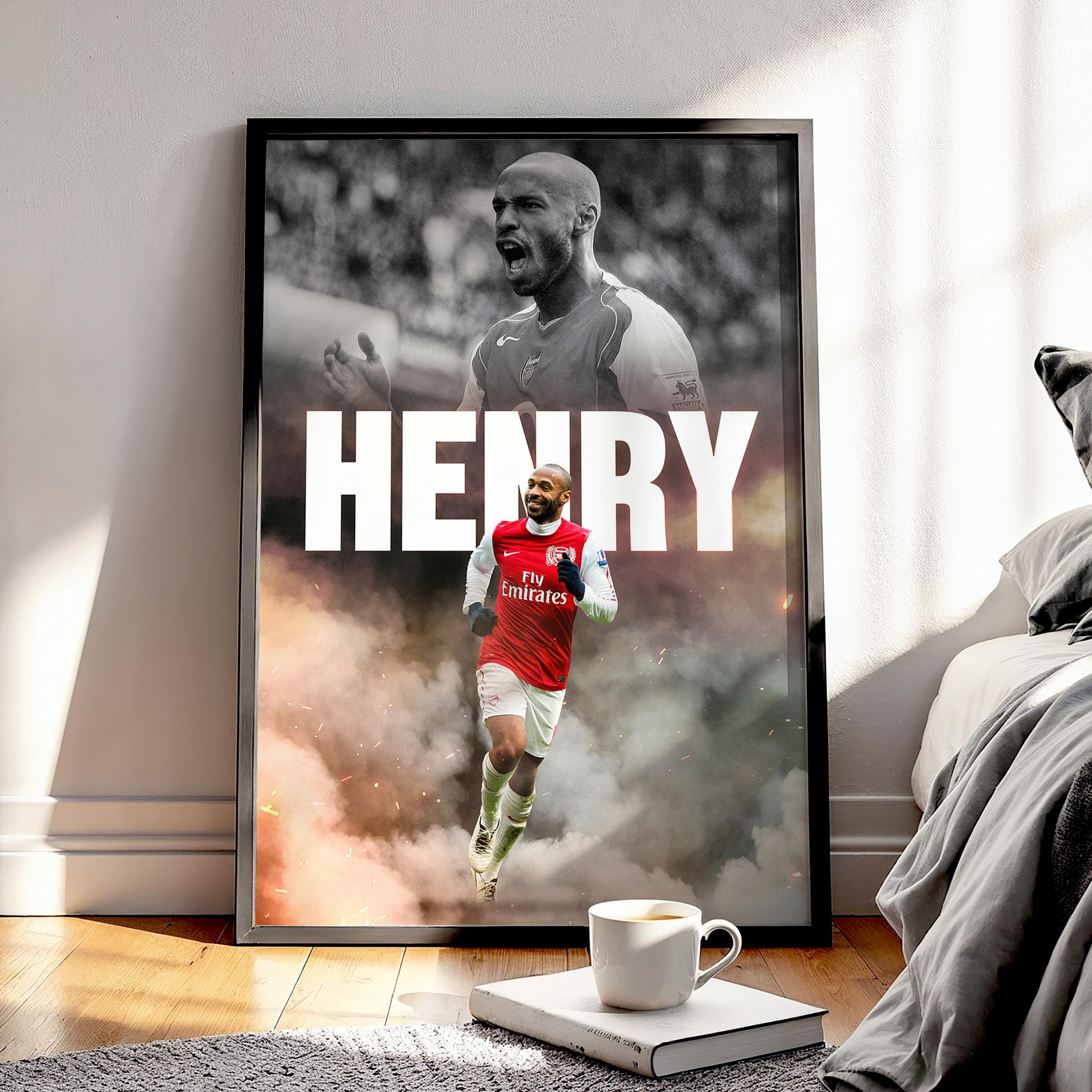 希少！Thierry Henry ティエリ・アンリ　アート作品 名言付き 希少！Thierry Henry ティエリ・アンリ アート作品 名言付き Thierry