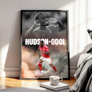 Callum Hudson-Odoi Football Poster: Nottingham Forest Football Art Print