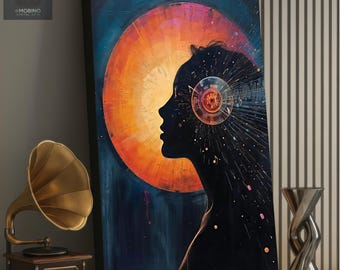 Vivid Soul Canvas Print: Modern Surrealism, Edition II