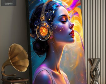 Modern Surrealism Canvas Print: Vivid Soul Fine Art Edition II