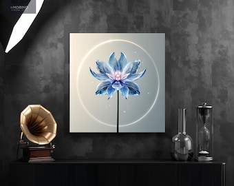 Aura Mechanica Fine Art Edition: The Quantum Bloom – Aluminum Print