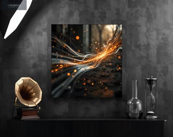 Aura Mechanica Fine Art Edition: The Flow Conductor – Aluminum Print