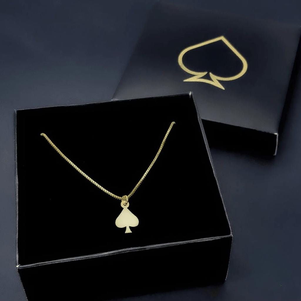 7 of Spades Necklace - Etsy