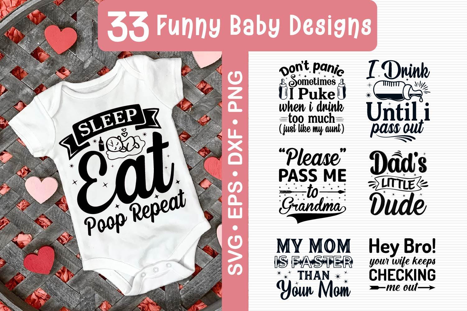 Funny Baby Sayings SVG Bundle, Newborn Quotes (digital Download - Etsy