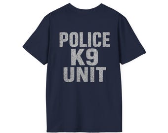 Police K9 Unit T-Shirt | K9 Police Tee, Dog Handler Shirt