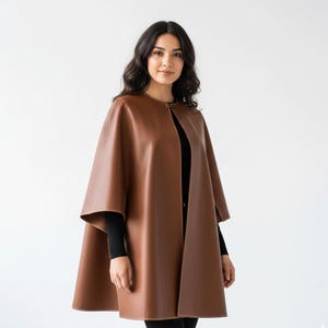 Leather poncho - Etsy 日本