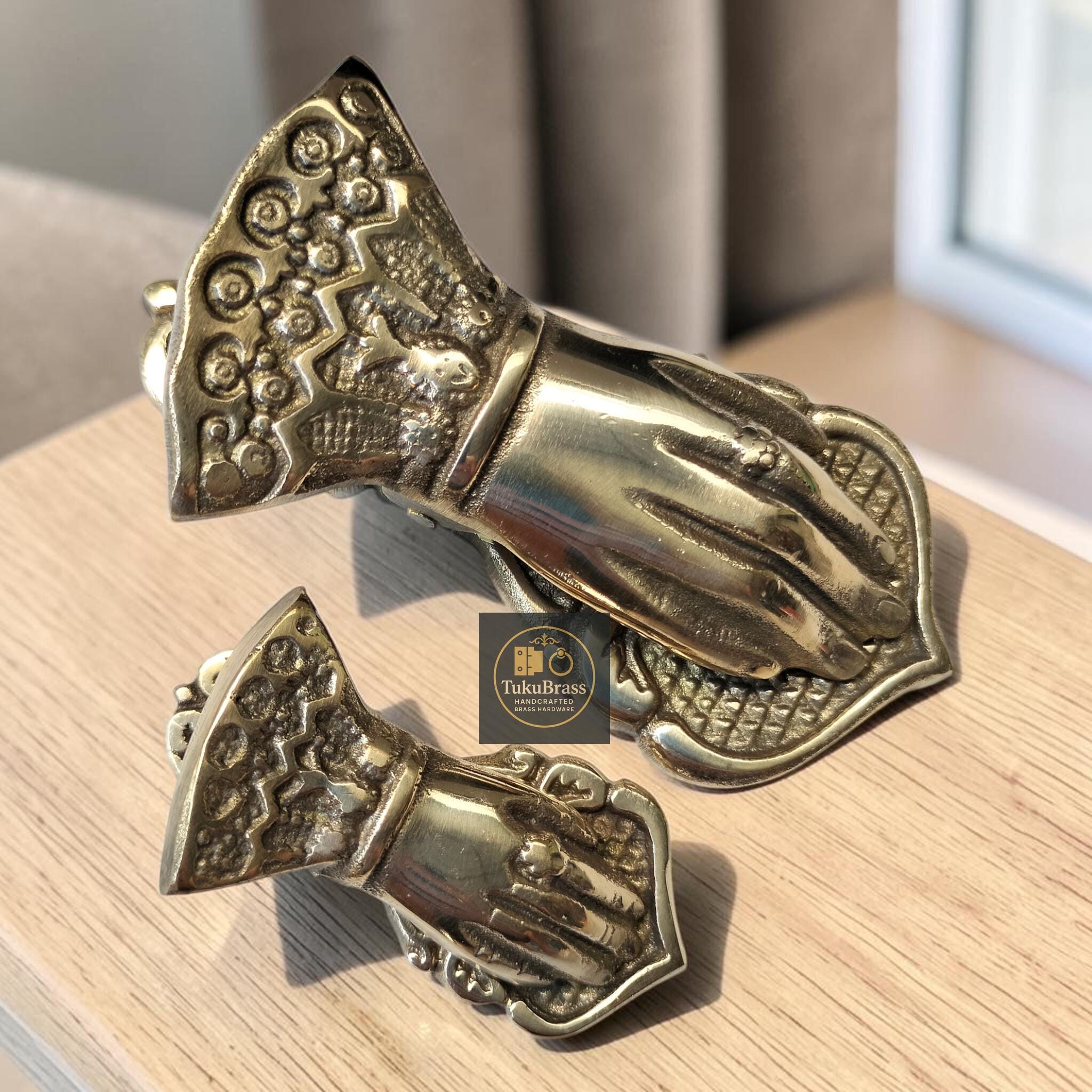 Vintage Brass Hands Clip Stand - Etsy