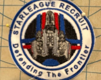 Starleague Recruit - Defending the Frontier- Last Starfighter inspired patch emblem