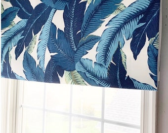 Lined Valance,Flat Rod Pocket Valance, Window Valances, Window Treatments ,Top Treatments, Rod Pocket Valance