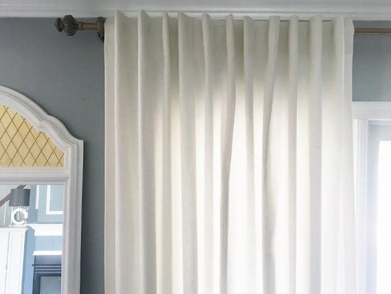 Back Tab Draperies Back Tab Panels Curtains Drapery Etsy