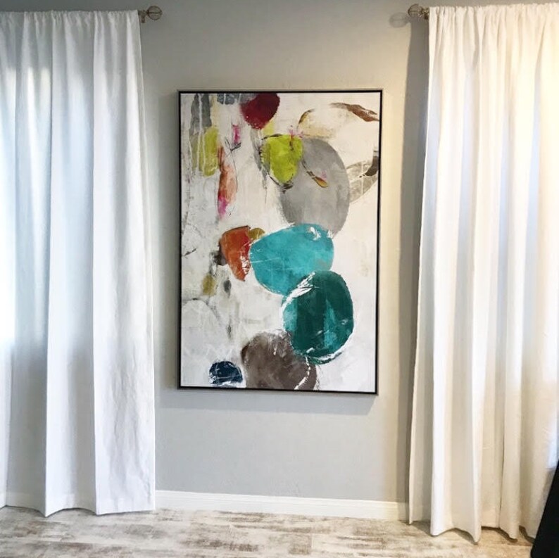 Rod Pocket Dries Flat Panels Curtains Image 0