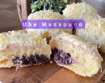 Homemade Filipino Ensaymada Box of 12,  Ensaymada, Brioche, Baked Bread, Pastries , Special Ensaymada, Filipino Ensaymada, 1 dozen