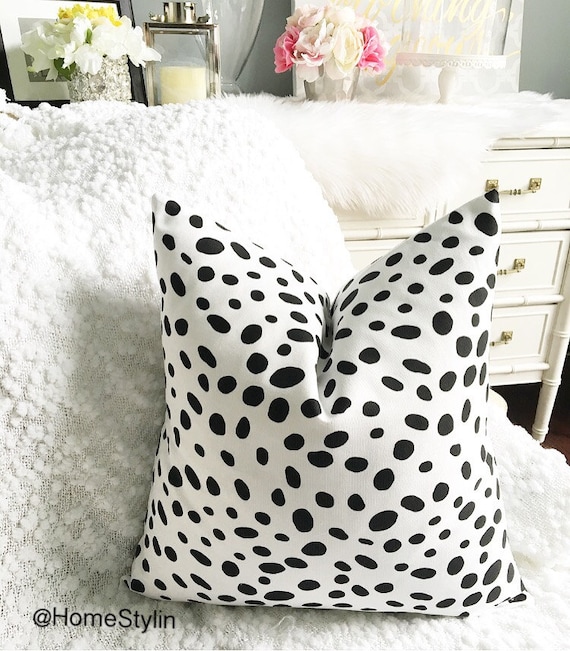 dalmatian throw pillow
