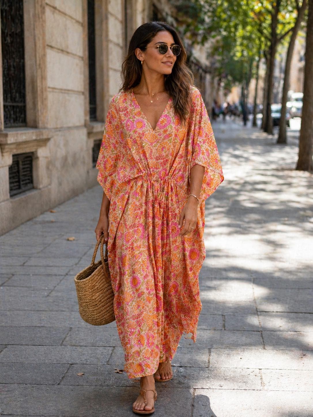 orange beach dress uk Orange Linen Clementine Maxi Dress