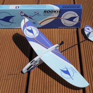 WSAT Rookie model airplane with motor, motor glider, free-flight model, hand-launched glider, kit new