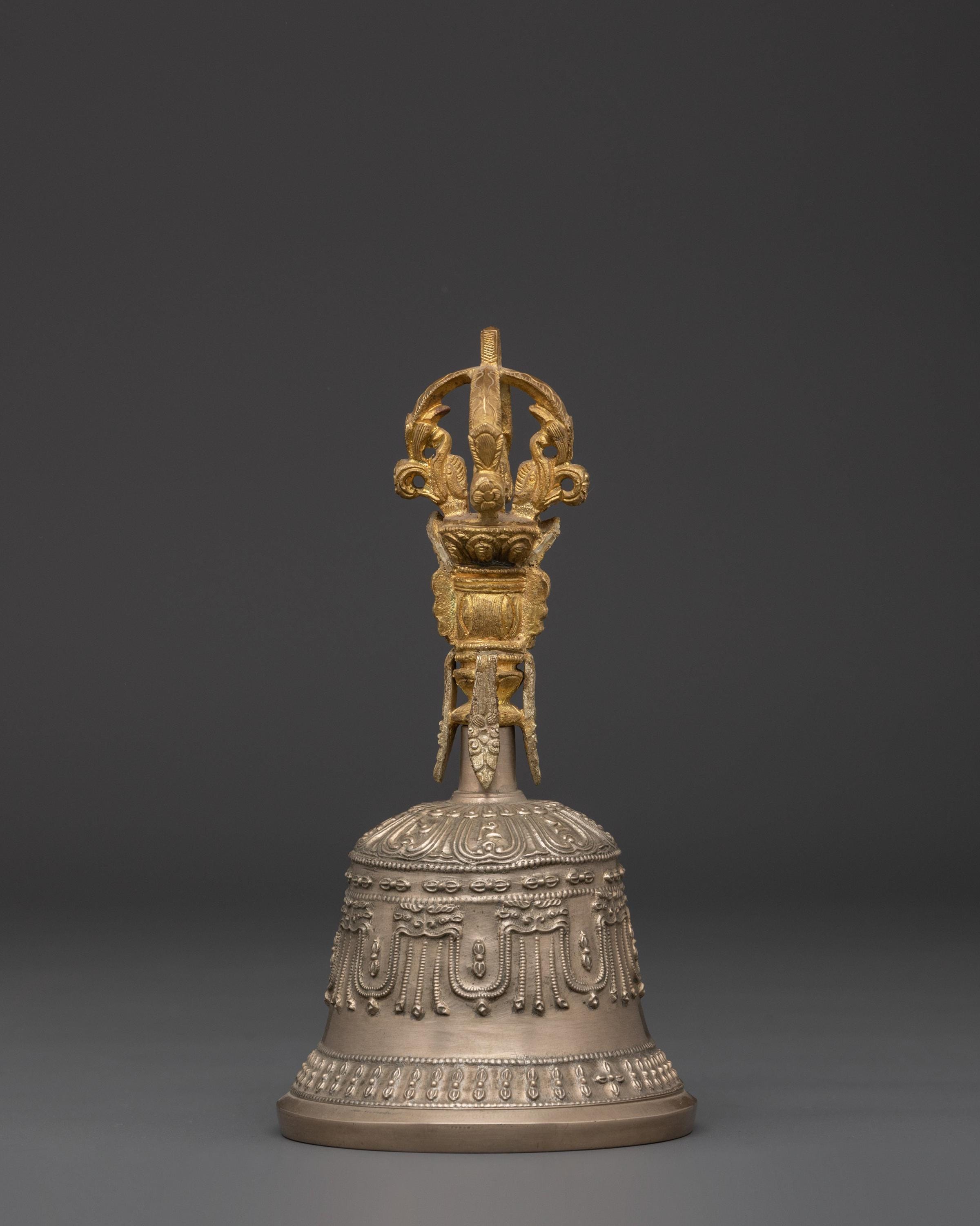 Handcrafted Buddhist Bell and Vajra | Meditation Tools for