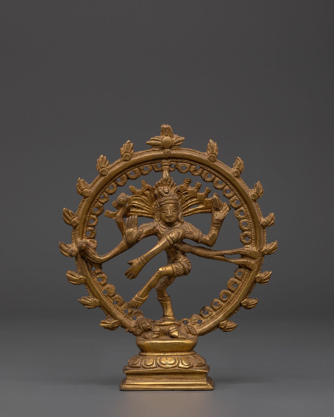 Nataraja Lord of Dance | Handcrafted Brass Shiva Statue | Sacred Hindu ...
