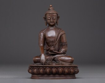 銅製釈迦牟尼仏 | 知恵と慈悲の象徴 | 本物のネパール職人技 | 伝統的