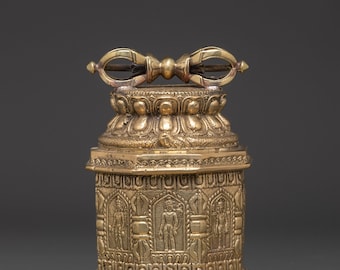 Traditional Stupa Buddhist Artifact | Ideal for Meditation & Home Shrines | Handcrafted Tibetan Stupa | Sacred Decor for Spiritual Spaces