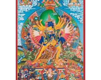 カーラチャクラタンカ絵画、チベット仏教美術、怒れる神々の曼荼羅