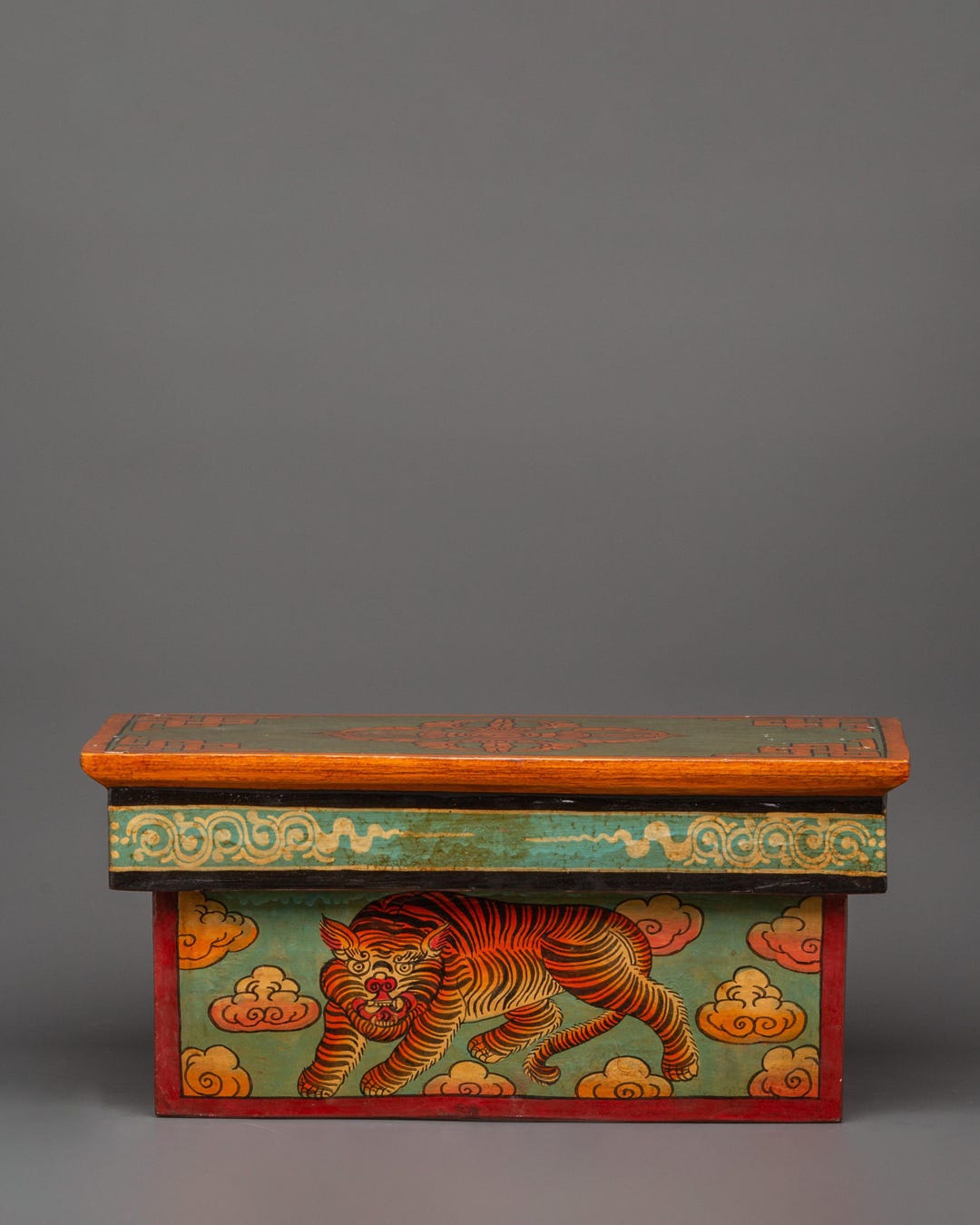 Wood Table Ritual Hand-carved Folding Buddhist Table | Sacred Spiritual Decor and Ritual ...