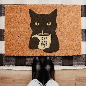 Cat Doormat - Etsy