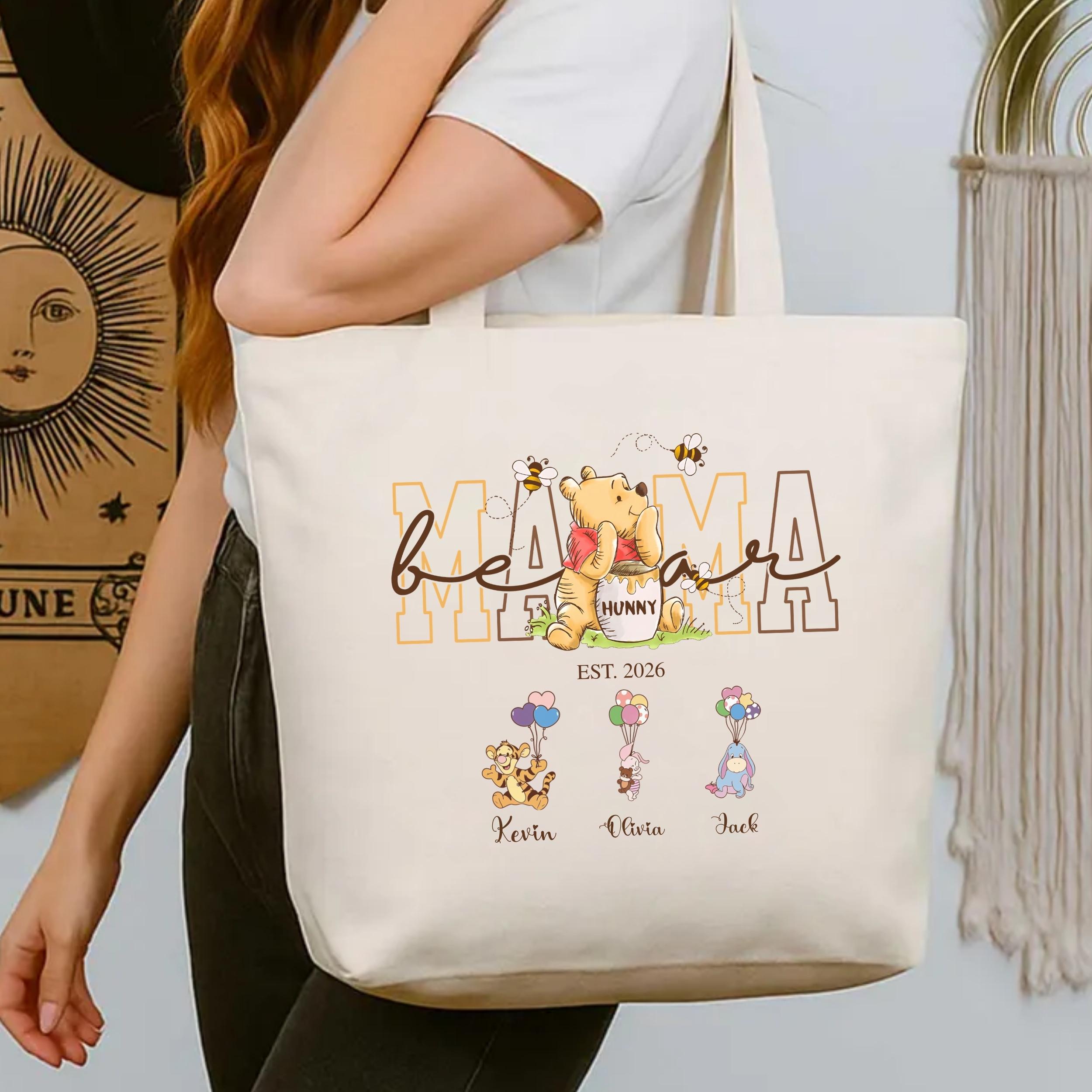 Mama Tote With Zipper - Etsy