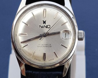 Vintage Nino 17 Jewels Manual Winding Swiss N-316 Men's Watch - Etsy