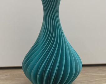 Spiralvase - Moderne 3D gedruckte dekorative Vase, Wohnkultur, Schreibtisch oder Regalakzent