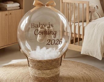 Palloncino personalizzato per annunciare la gravidanza | Futura mamma | Rivelazione del sesso | Regalo per la gravidanza