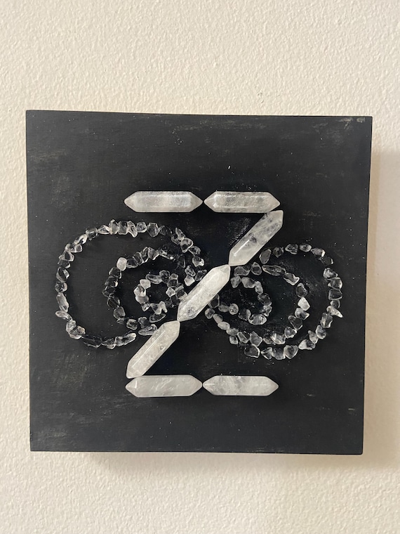 Handmade Crystal Art ( ~ 6*6 inches) by LiliSpiritualArt