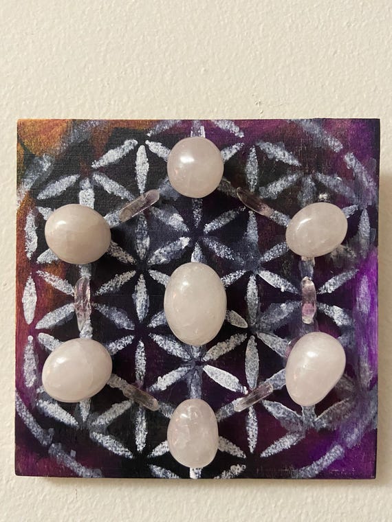Handmade Crystal Grid by LiliSpiritualArt