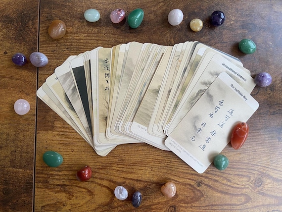 The Tao Oracle Cards -- Rooted in Taoist Wisdom | Handwritten Spiritual Guidance Deck | Modern Intuitive Tarot Alternative by LiliSpiritualArt