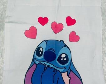 Stitch Tote Bag, Disney Inspired, Eco-Friendly Reusable Bag
