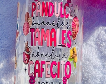 Pan Dulce Tamales Cafecito Glass Jar | Mexican Kitchen Decor