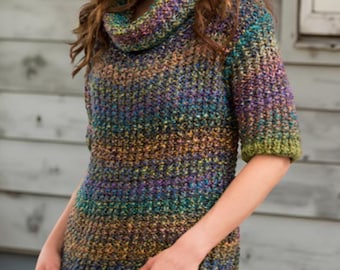 Modèle de pull ample à col bénitier, Modèle de tricot, Décontracté, Pull ample à manches raglan, tricot facile, Pull pour femme à col bénitier, ENG